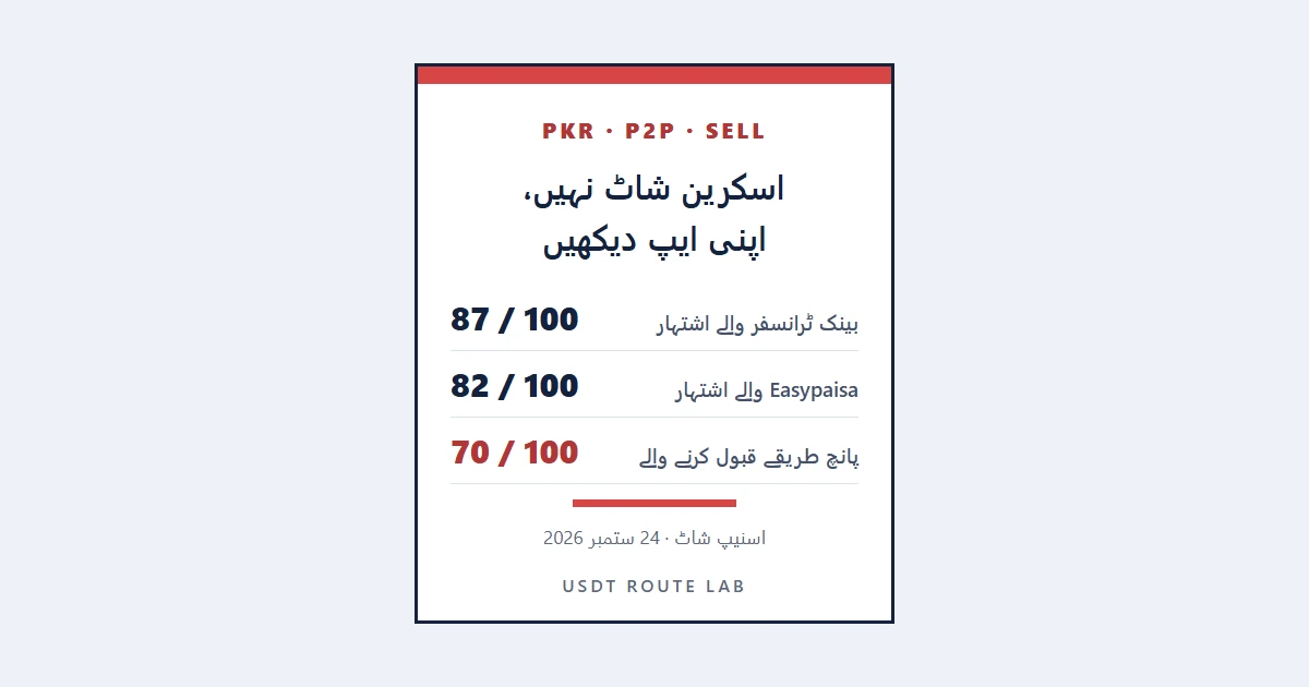 ادائیگی کا اسکرین شاٹ آ گیا — USDT ریلیز کرنے سے پہلے رقم کیسے چیک کریں